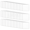 FINGERINSPIRE 50Pcs Transparent Acrylic Action Figure Display Bases TACR-FG0001-20-1