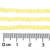 Baking Paint Transparent Glass Beads Strands DGLA-F029-J2mm-06-5