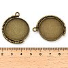 Zinc Alloy Pendant Cabochon Settings FIND-NH0001-13B-AB-3