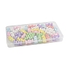 40Pcs UV Plating Opaque Acrylic Beads OACR-FS0002-27-6
