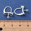 Brass Hoop Earring Findings FIND-Z039-24S-3