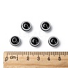 Round Striped Resin Beads RESI-R158-10mm-11-4
