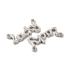Non-Tarnish 304 Stainless Steel Pendants STAS-F284-11P-3