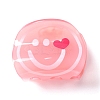 Smiling Face Pattern Acrylic Claw Hair Clips PHAR-M013-01F-1