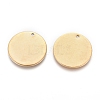 Ion Plating(IP) 304 Stainless Steel Pendants EJEW-L238-01A-G-2