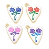 Printed Brass Pendants KK-CBAF9BC-18G-1