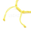 Adjustable Koran Waxed Polyester Cord Bracelets AJEW-JB01131-01-5