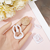 2Pcs 2 Style Rabbit Moon Butterfly Plastic Plasticine Tools FIND-GF0006-10-3