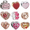 9Pcs 9 Styles Alloy & 304 Stainless Steel & Brass European Beads FIND-SC0007-59-1