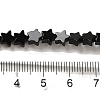 Natural Black Onyx(Dyed & Heated) Beads Strands G-G085-B44-02-4