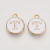 Golden Plated Alloy Charms X-ENAM-S118-01T-1