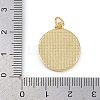 Brass Enamel Pendants KK-C114-23G-02-3