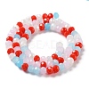 Glass Beads Strands EGLA-A034-M6mm-41-4