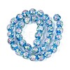 Handmade Foil Glass Beads Strands FOIL-N033-04C-2