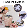 2Pcs 2 Styles Zinc Alloy Cover FIND-GL0002-14-4