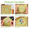DIY Bouquet Pattern 3D Embroidery Starter Kits DIY-TA0006-26-5