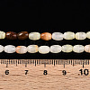 Natural Green Banded Calcite(Afghan Jade) Beads Strands G-N346-02A-12-6