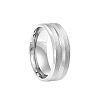 Grooved 201 Stainless Steel Finger Rings for Men WG2ADDA-04-2