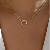 Alloy Pendant Layered Chain Necklaces for Women WGC39CD-24-1