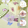 DIY Butterfly Dangle Earring Making Kit DIY-TA0006-34-4