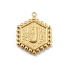 201 Stainless Steel Pendants STAS-R227-01K-G-1
