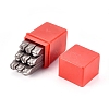 Iron Seal Stamps Set AJEW-WH0001-38A-1