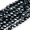 Electroplate Glass Beads Strands EGLA-A034-T2mm-K06-3
