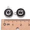 Platinum Plated Alloy Charms ENAM-S118-02G-P-3