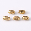 201 Stainless Steel Corrugated Beads LS-X-STAS-S103-16A-G-1