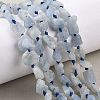 Raw Rough Natural Aquamarine Beads Strands G-D101-A05-01-1