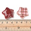 Printed Opaque Acrylic Beads OACR-I027-02-4