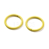 Spray Painted Iron Open Jump Rings X-IFIN-F149-B13-2