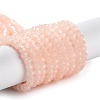 Baking Paint Imitation Jade Glass Bead Strands DGLA-A034-J4MM-A14-1