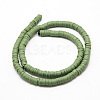 Flat Round Handmade Polymer Clay Bead Spacers X-CLAY-R067-3.0mm-43-3