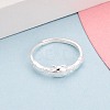 925 Sterling Silver Adjustable Finger Rings for Women STER-N016-141S-3