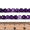 Dyed Natural White Jade Beads Strands X-G-T139-4mm-60-13-5