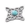 Synthetic Turquoise Pendants STAS-I327-14P-06-2