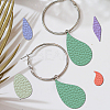 2Pcs 2 Style Acrylic Earring Handwork Template DIY-WH0572-005-5