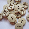 Round Carved 2-hole Basic Sewing Button NNA0YXP-1