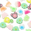 Handmade Luminous Polymer Clay Cabochons CLAY-C004-01-3