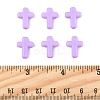 200Pcs Opaque Acrylic Beads SACR-FS0001-39F-5