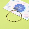 Glass Charm Bracelets BJEW-JB05600-02-4