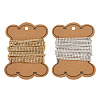 4 Yards 2 Colors Brass Rhinestone Strass Chains CHC-CD0001-04-1
