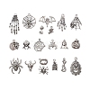 Halloween Theme Tibetan Style Alloy Pendants HAWE-PW0001-089-3