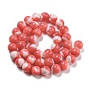 Dyed Natural Trochus Shell Beads Strands BSHE-G034-25C-3