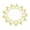 Transparent Plastic Lobster CLaw Clasps KY-H005-A01-1