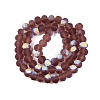 Transparent Glass Beads Strands EGLA-A044-T8mm-MB13-3