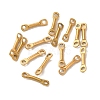 Ion Plating(IP) 304 Stainless Steel Connector Charms STAS-Q323-04A-G-1