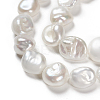 Natural Baroque Pearl Keshi Pearl Beads Strands PEAR-K004-33-3