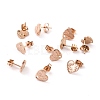 Ion Plating(IP) 304 Stainless Steel Stud Earring Findings STAS-I183-05A-RG-1
